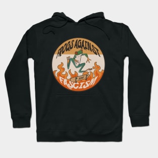 Frogs against fascism Hoodie